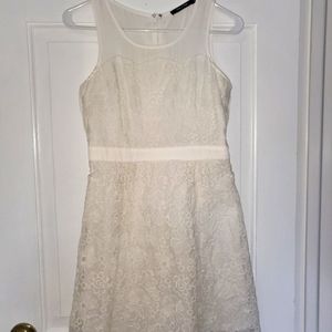 Doe & Rae White Floral Dress